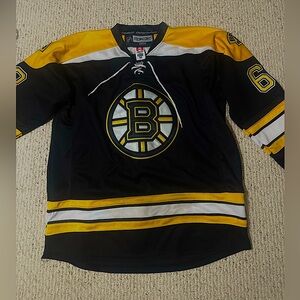 BRUINS Men’s XL. European 52 American Marchard Reebok Jersey.